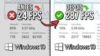  WINDOWS 10: COMO DEIXAR O PC MAIS RÁPIDO, OTIMIZAR PARA JOGOS E TIRAR O LAG! ️