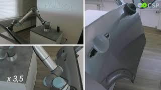 CSP PoliBot  -  surface finishing with cobot