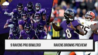 RAVENS 9 PRO BOWLERS | BAILEY ZAPPE TO START FOR BROWNS | #PurpleReignPodcast #289