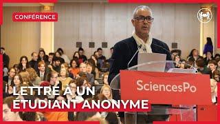 Kamel Daoud à Sciences Po - Lettre à un étudiant anonyme