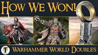 FIRST PLACE at Lord of the Rings Throne of Skulls Doubles Tournament at Warhammer World!