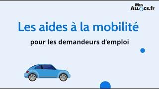 Aides à la mobilité - demandeurs d'emploi