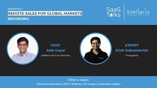 SaaS Talks #2: Remote Sales for Global Markets