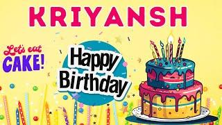 Happy Birthday Kriyansh, Birthday of Kriyansh, Best Birthday Wishes, hbd