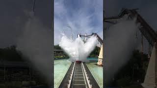 POV caught getting wet in 4K, Tidal Wave #wet #drenched #thorpepark