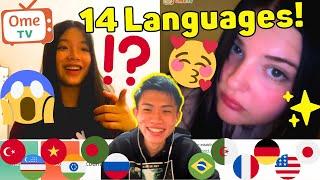 Polyglot Surprises Strangers ONE AFTER ANOTHER by Speaking Their Language! - Omegle