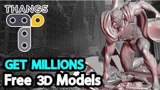 Get Millions of Free 3D models for Free l Thangs