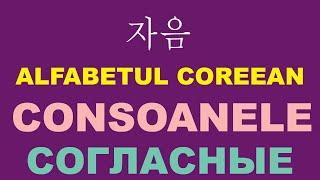 Alfabetul coreean, CONSOANELE / Корейский алфавит, СОГЛАСНЫЕ