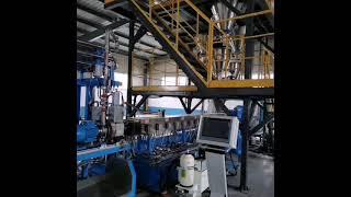 Jwell- Plastic compounding parallel twin screw extruder with high precision feeding and automatic