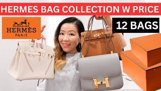 MY HERMES BAG COLLECTION W PRICE | Hermes bag collection | Hermes birkin, kelly, constance etc