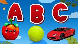 Phonics Song with TWO Words - A For Apple - ABC Alphabet Songs with Sounds for Children