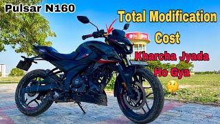 Pulsar N160 Modification || Total Modification Cost Till Now 