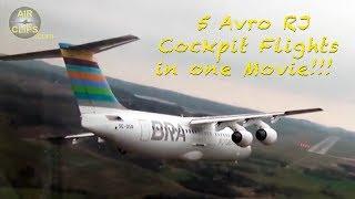 AMAZING TRIBUTE! Five BRA Avro RJ simultaneously flown into retirement! Crew's Footage! [AirClips]