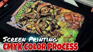 [SCEEEN PRINTING] CMYK COLOR PROCESS - NINJA TURTLES