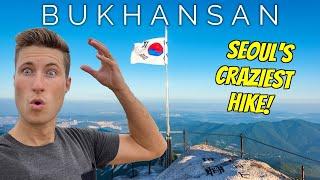 I Climbed SEOUL's Tallest Mountain (IT WAS TERRIFYING) | Bukhansan National Park