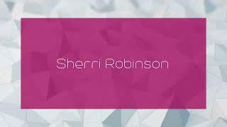 Sherri Robinson - appearance