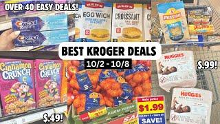 BEST KROGER DEALS | INSANE KROGER MEGA EVENT SAVINGS | OVER 40 EASY ALL DIGITAL DEALS | 10/2 - 10/8