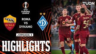 HIGHLIGHTS - Roma vs Dinamo | UEFA Europa League 2024/25 | TUDN