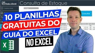 10 Planilhas Gratuitas do Guia do Excel