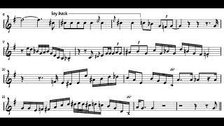 Some Blues - Tony Glausi Flugelhorn Solo Transcription
