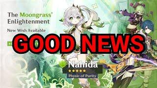 GREAT NEWS IF YOU'RE PULLING FOR NAHIDA IN THE SECOND PHASE - Genshin Impact