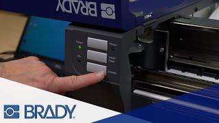 BradyJet J4000 Safety Sign & Label Printer | How To Load Label Material and Ink