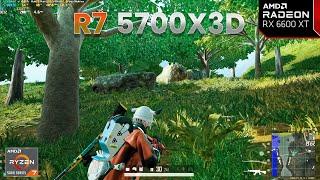 PUBG: BATTLEGROUNDS | R7 5700X3D + RX 6600XT 8GB ( LOW Settings 1080P )