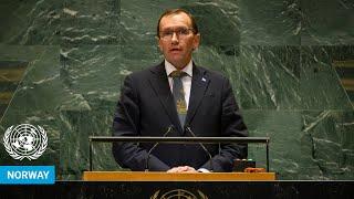  Norge - Utenriksminister taler til FNs generaldebatt, 79. sesjon | #UNGA