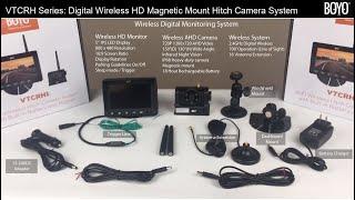 BOYO VTCRH1 - Wireless Backup Camera System with Magnetic Camera for RVs and Trailers