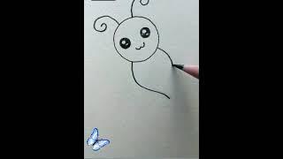 Butterfly Drawing For kids | Butterfly | How to Draw Butterfly |