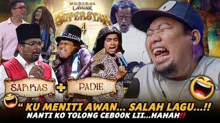 MEMANG NGAK ADA UBAT  ️ Muzikal Lawak Superstar 4 - Sarkas & Padie | REACTION