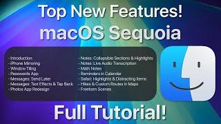 macOS Sequoia Tutorial - Learn the top new and updated features in the latest macOS! #mactips