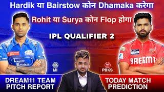 MI  vs PBKS ️ Dream11 Prediction | Dream 11 Team Of Today Match | PBKS vs MI Dream11 Prediction
