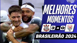 Corinthians 3 x 0 Atlético-GO | Melhores Momentos (COMPLETO) | Brasileirão 2024