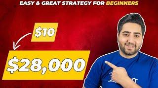  $10 to $28,000  POCKET OPTION  EASY & GREAT STRATEGY FOR BEGINNERS #pocketoption  #binaryoptions