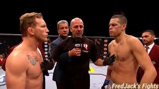 Nate Diaz vs Gray Maynard 3 Highlights (Diaz Closes The TRILOGY) #ufc