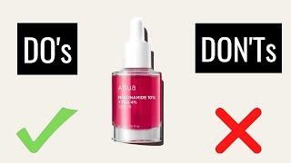 How To Use Anua Niacinamide 10 + TXA 4 Dark Spot Correcting Serum