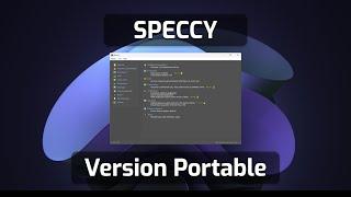 Créer soi-même une version portable de Speccy