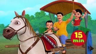 டக்டக் டக்டக் குதிரைவண்டி | Tamil Rhymes for Children | Infobells