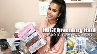 HUGE INVENTORY HAUL | SPENT OVER $500 | ENTREPRENEUR LIFE | SMALL BUSINESS INVENTORY 2021