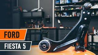 How to change suspension arm on FORD FIESTA V Van [TUTORIAL AUTODOC]