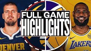 Los Angeles Lakers VS Denver Nuggets Full Game Highlights Mar 12, 2025 NBA Season 2024-25