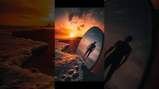 Mirrors + beach ️ 1, 2, 3 or 4 ? Comment your fav !  #tutorial #photography #beach