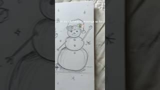 all my 𝐜𝐡𝐫𝐢𝐬𝐭𝐦𝐚𝐬 drawings so far  #drawing #christmas #subscribe #art #sketch #ohuhu