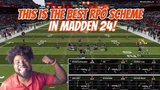 The BEST RPO Scheme in Madden 24! | Y Off Trips & Y Off Trips Wk Mini Scheme + Gameplay |