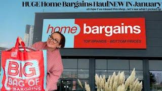 HUGE Home Bargains Haul|NEW IN January