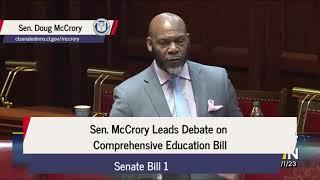 Sen. Doug McCrory Leads Passage of Comprehensive Education Bill, SB 1