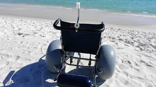 3 wheel debug beach wheelchair