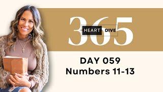 Day 059 Numbers 11-13 | Daily One Year Bible Study | Audio Bible Reading with Commentary