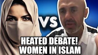 HEATED! Female "Muslim" AGREES With Muhammad's View Of Women [Debate] | Sam Shamoun